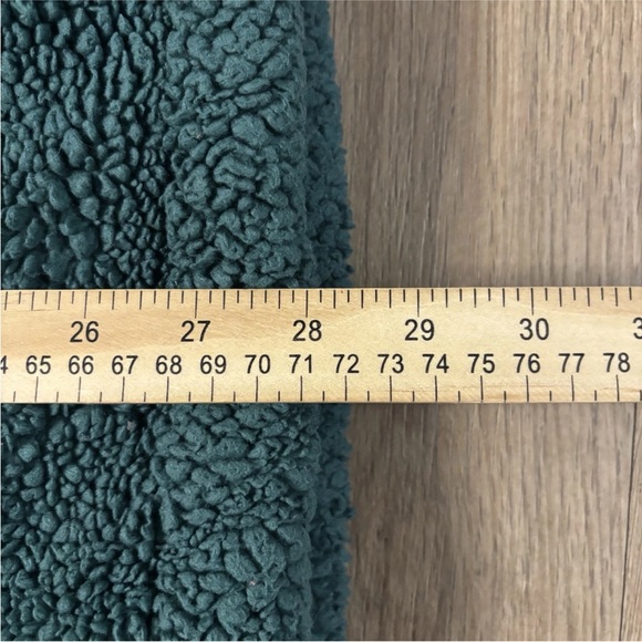 Free People Raya Cozy Coat Oversize Faux Fur Fluffy Jacket, Deep Green Medium - Picture 3 of 8